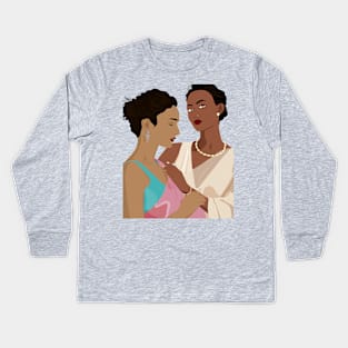 Indian sisters Kids Long Sleeve T-Shirt